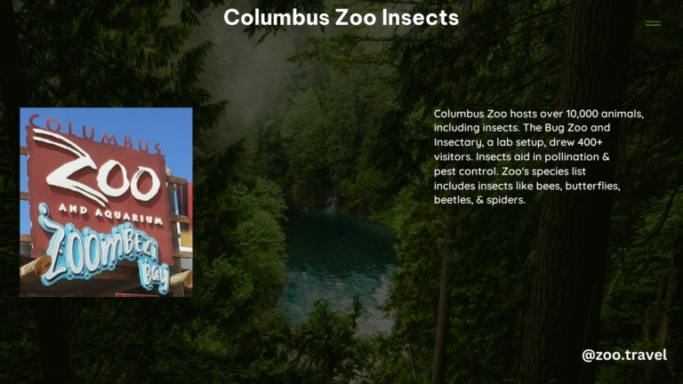 Columbus Zoo Insects