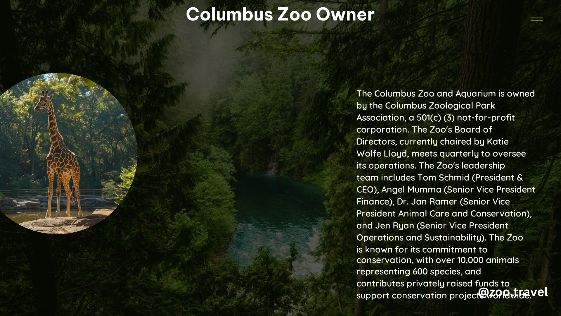 Columbus Zoo Owner