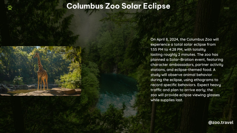 Columbus Zoo Solar Eclipse