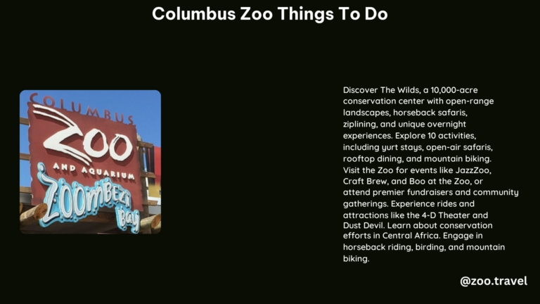 Columbus Zoo Things to Do