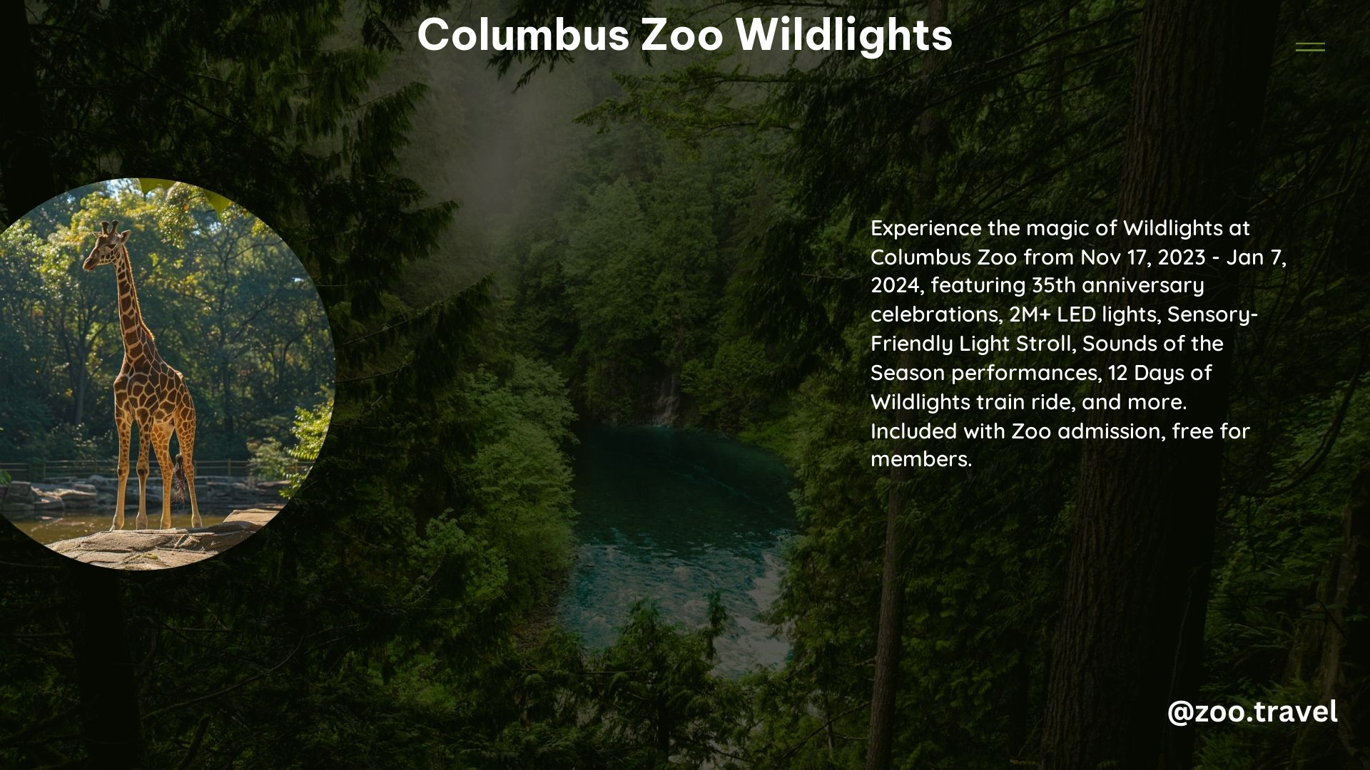 Columbus Zoo Wildlights