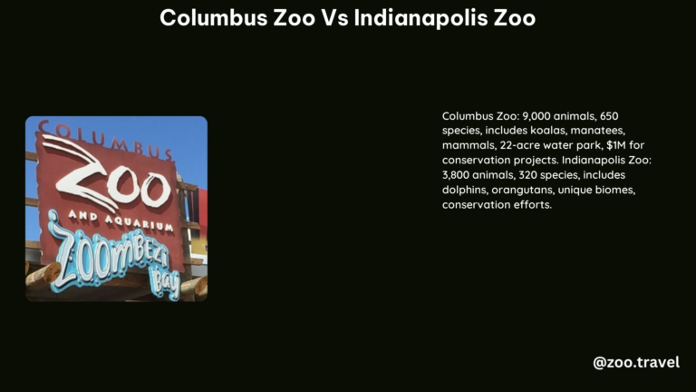 Columbus Zoo vs Indianapolis Zoo