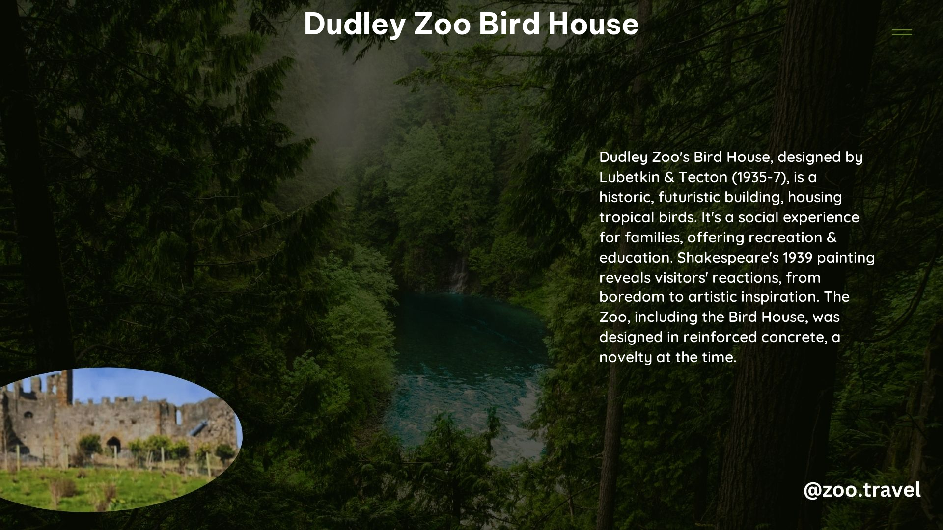 Dudley Zoo Bird House