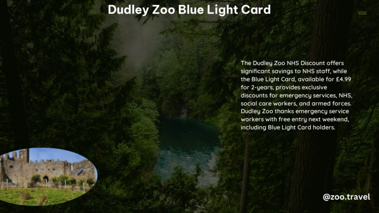 Dudley Zoo Blue Light Card