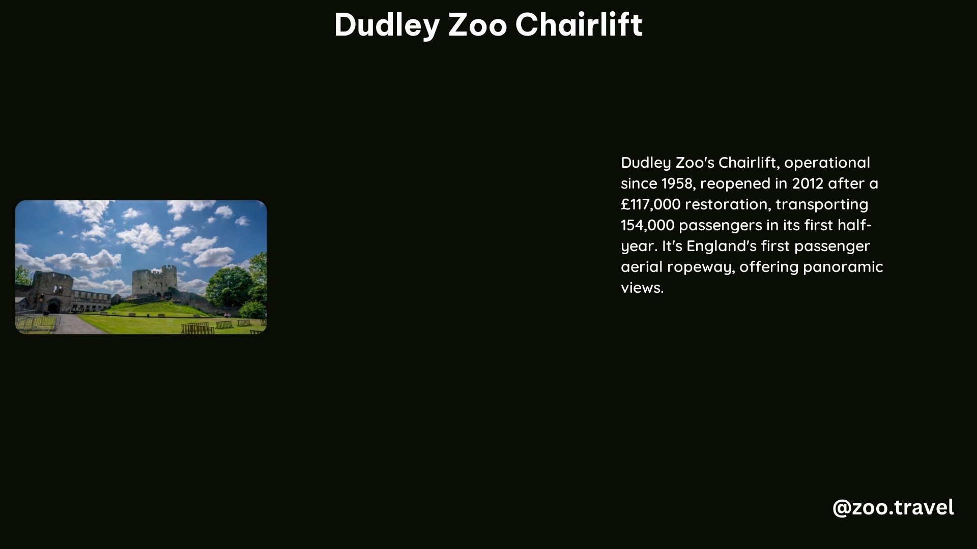 Dudley Zoo Chairlift