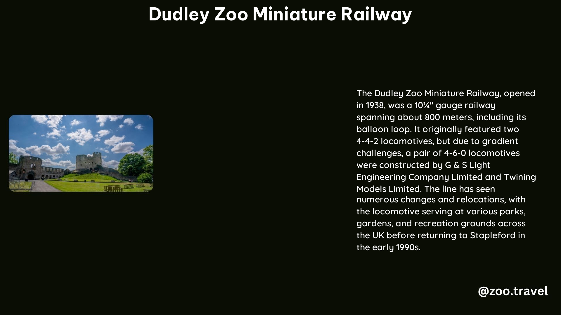 Dudley Zoo Miniature Railway