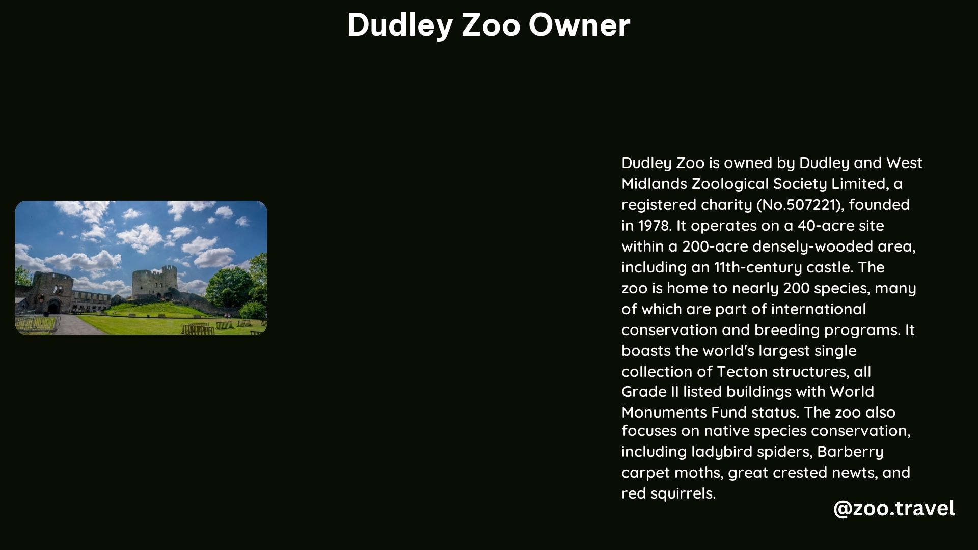 Dudley Zoo Owner