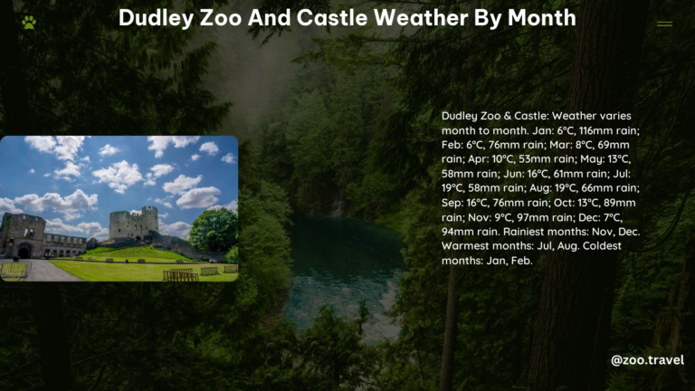 Dudley Zoo and Castle Weather by Month