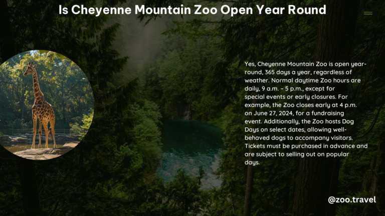 Is Cheyenne Mountain Zoo Open Year Round 1