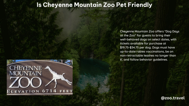 Is Cheyenne Mountain Zoo Pet Friendly 1