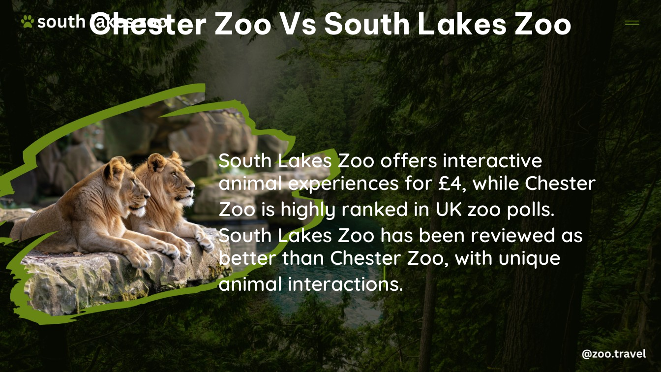 chester zoo vs south lakes zoo