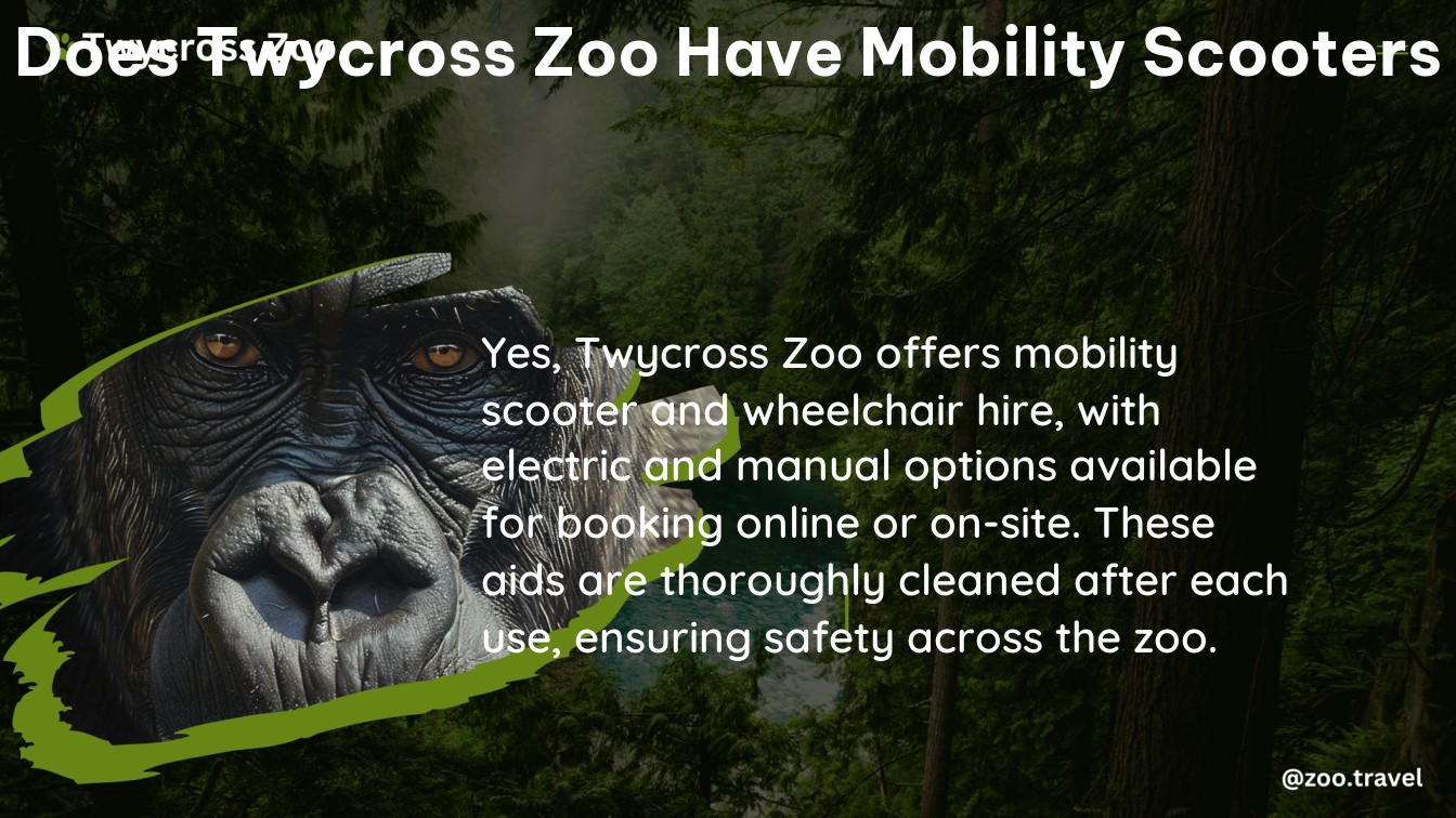 does twycross zoo have mobility scooters