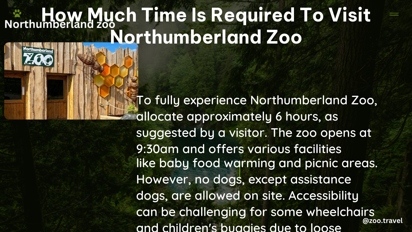 how much time is required to visit northumberland zoo