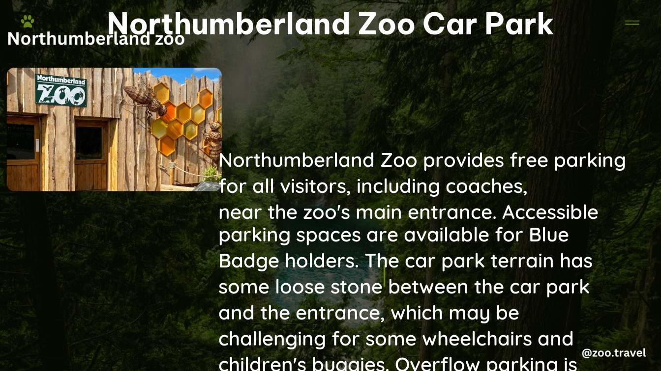 northumberland zoo car park