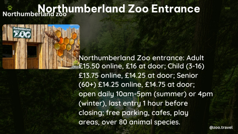 northumberland zoo entrance