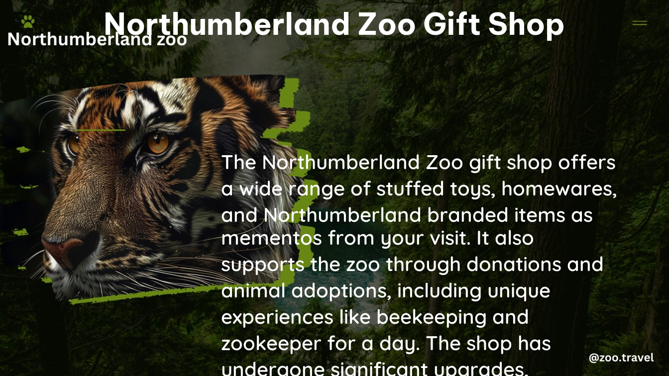 northumberland zoo gift shop