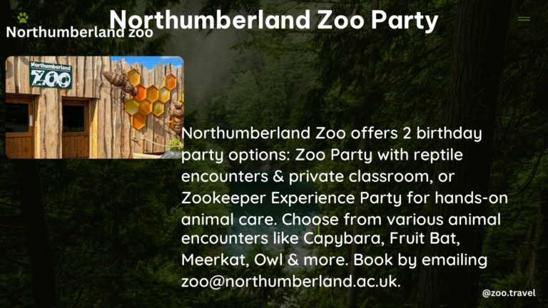 northumberland zoo party