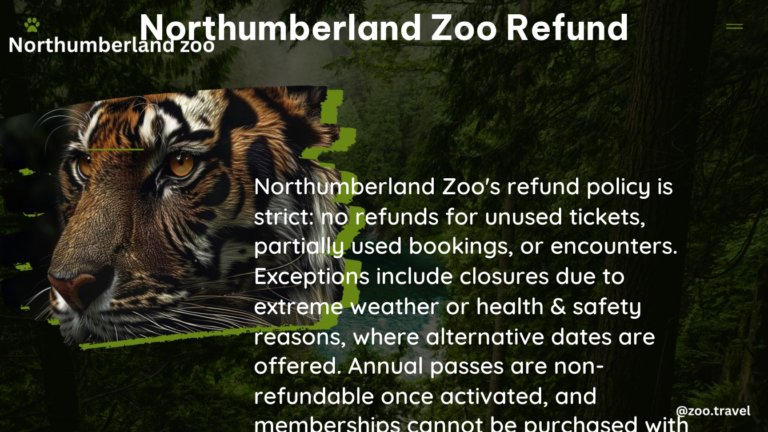 northumberland zoo refund