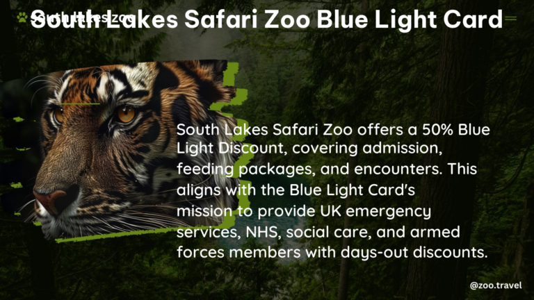 south lakes safari zoo blue light card