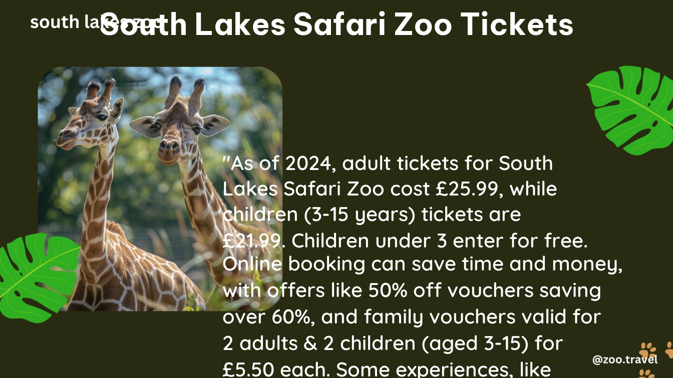 south lakes safari zoo tickets