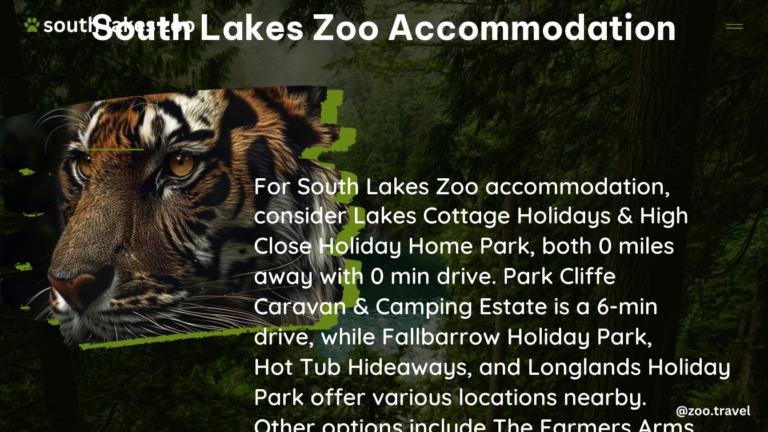 south lakes zoo accommodation