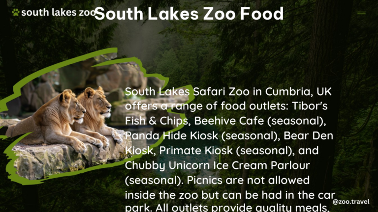 south lakes zoo food