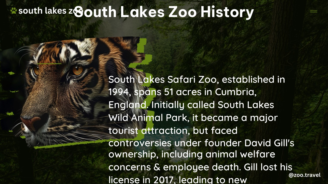 south lakes zoo history