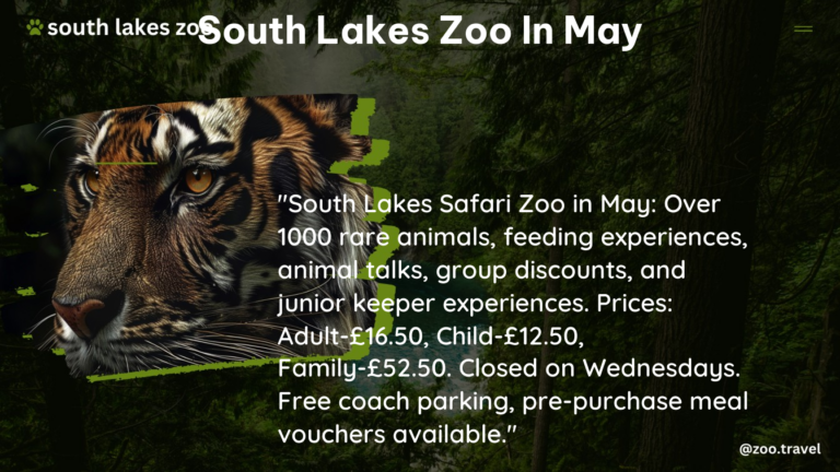 south lakes zoo in May