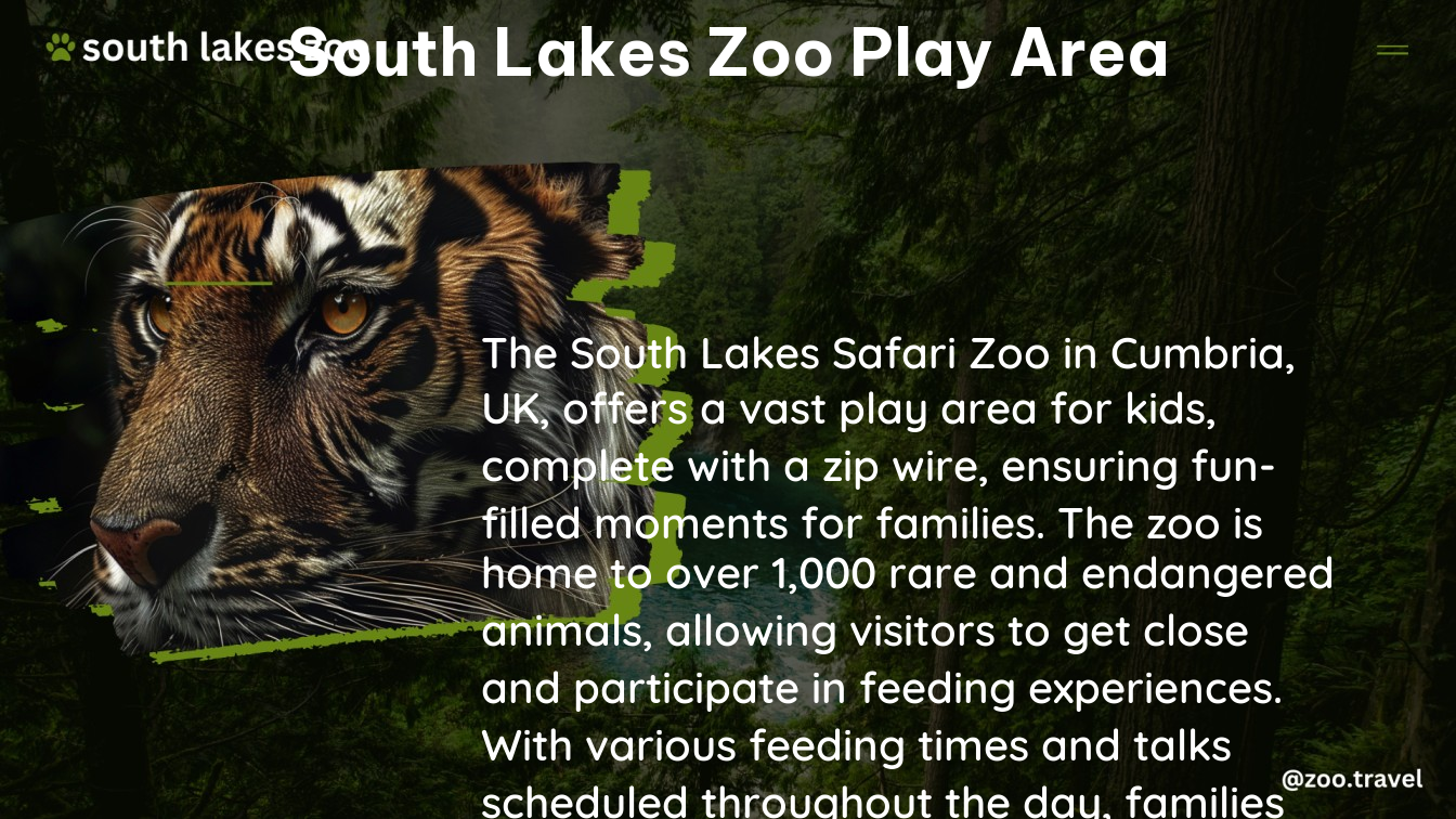 south lakes zoo play area