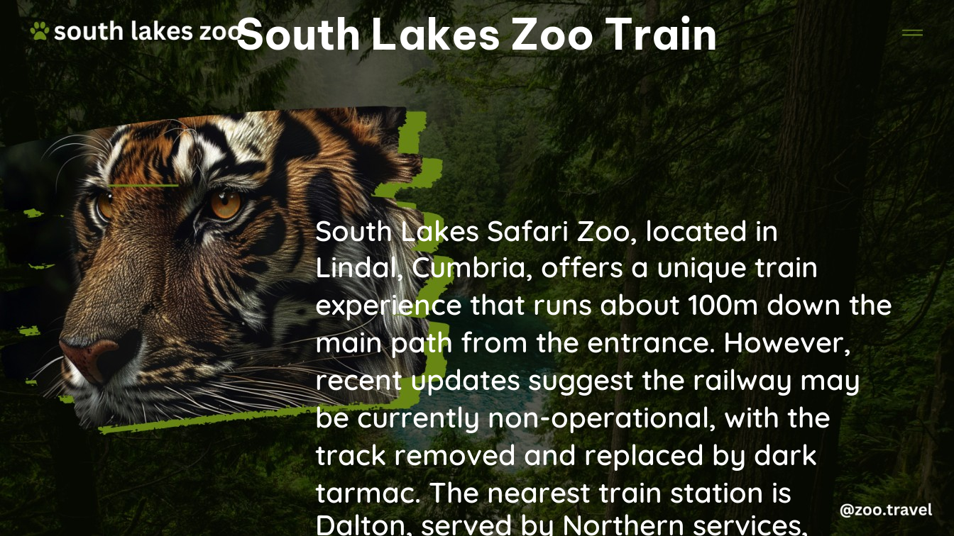 south lakes zoo train