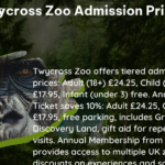 twycross zoo admission prices