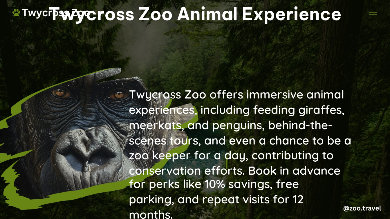 twycross zoo animal experience