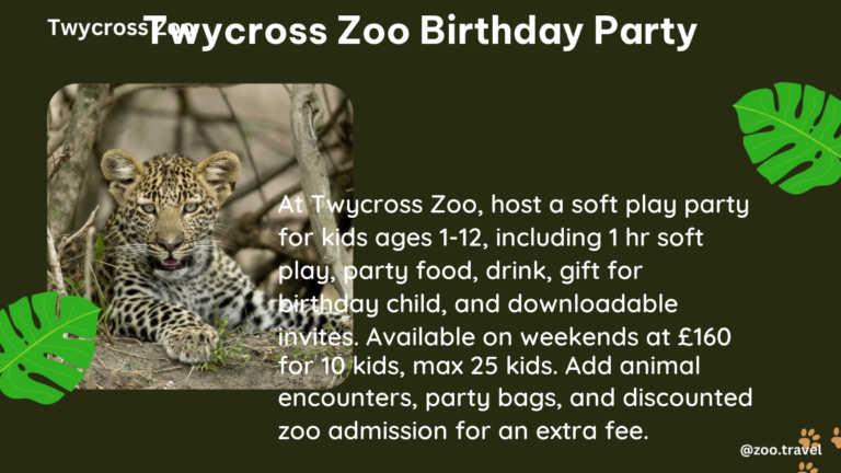 twycross zoo birthday party