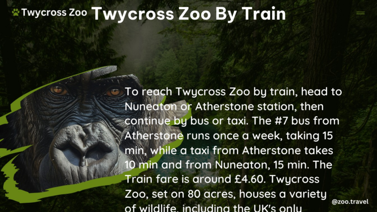 twycross zoo by train