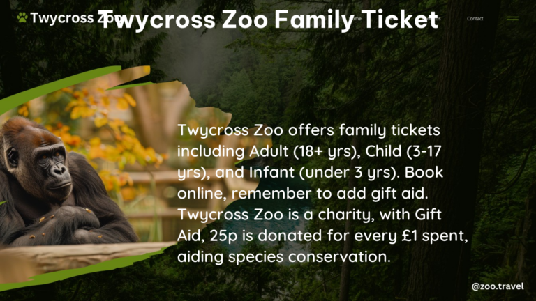 twycross zoo family ticket