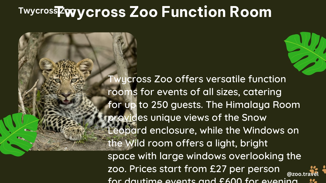 twycross zoo function room