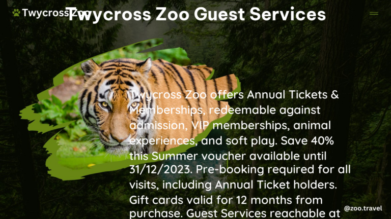 twycross zoo guest services