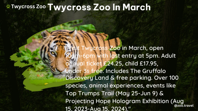 twycross zoo in March