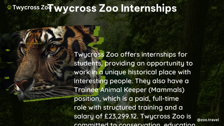 twycross zoo internships