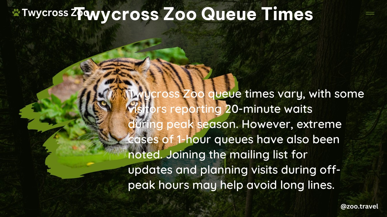 twycross zoo queue times