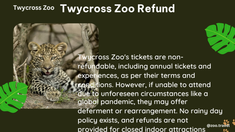 twycross zoo refund