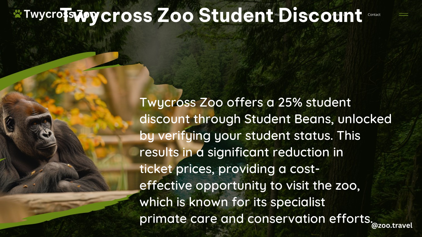 twycross zoo student discount