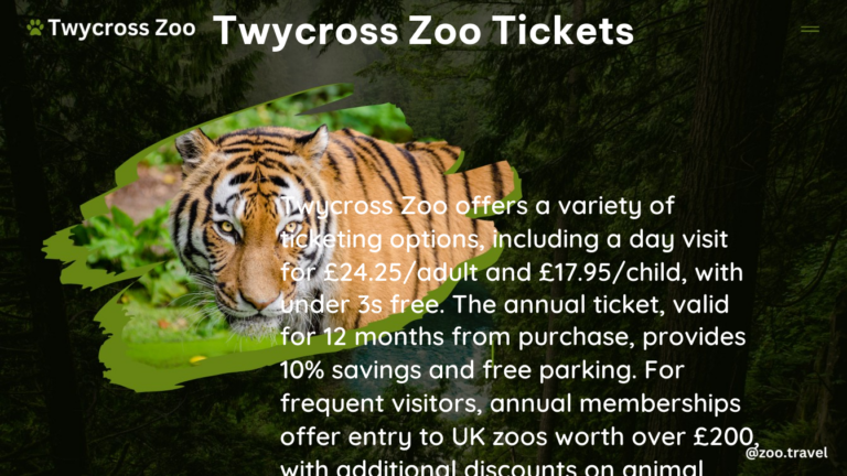 twycross zoo tickets