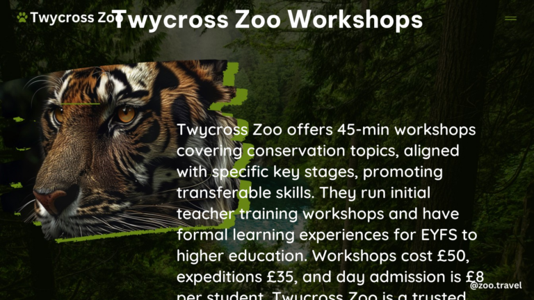 twycross zoo workshops