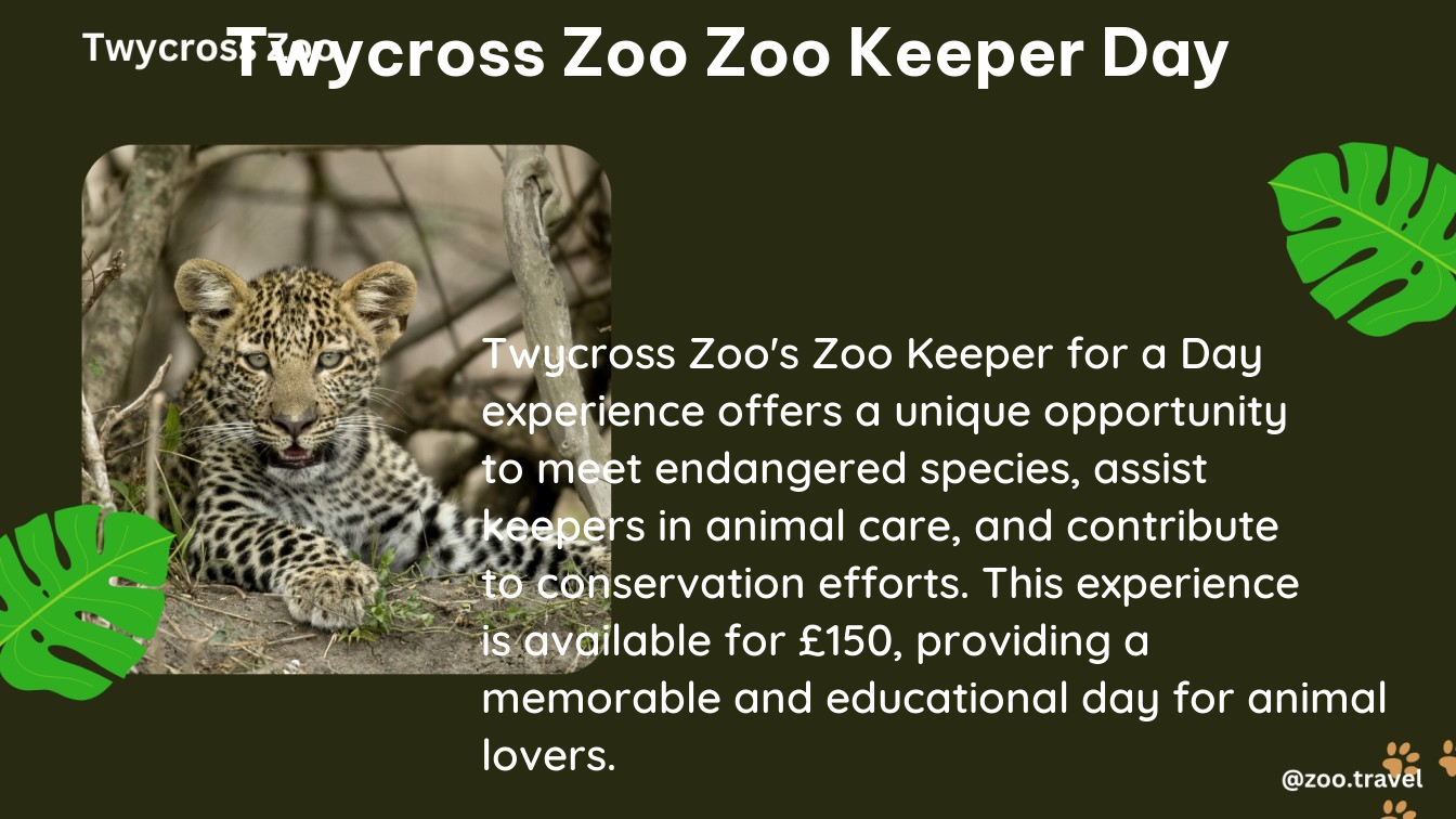 twycross zoo zoo keeper day