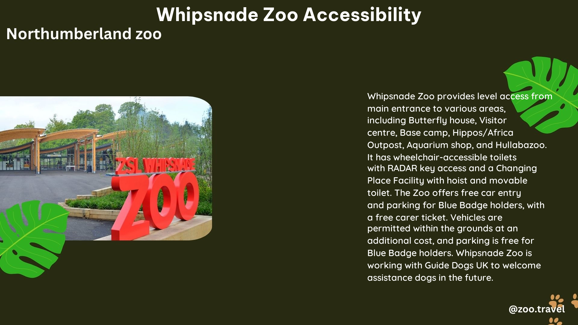 whipsnade zoo accessibility