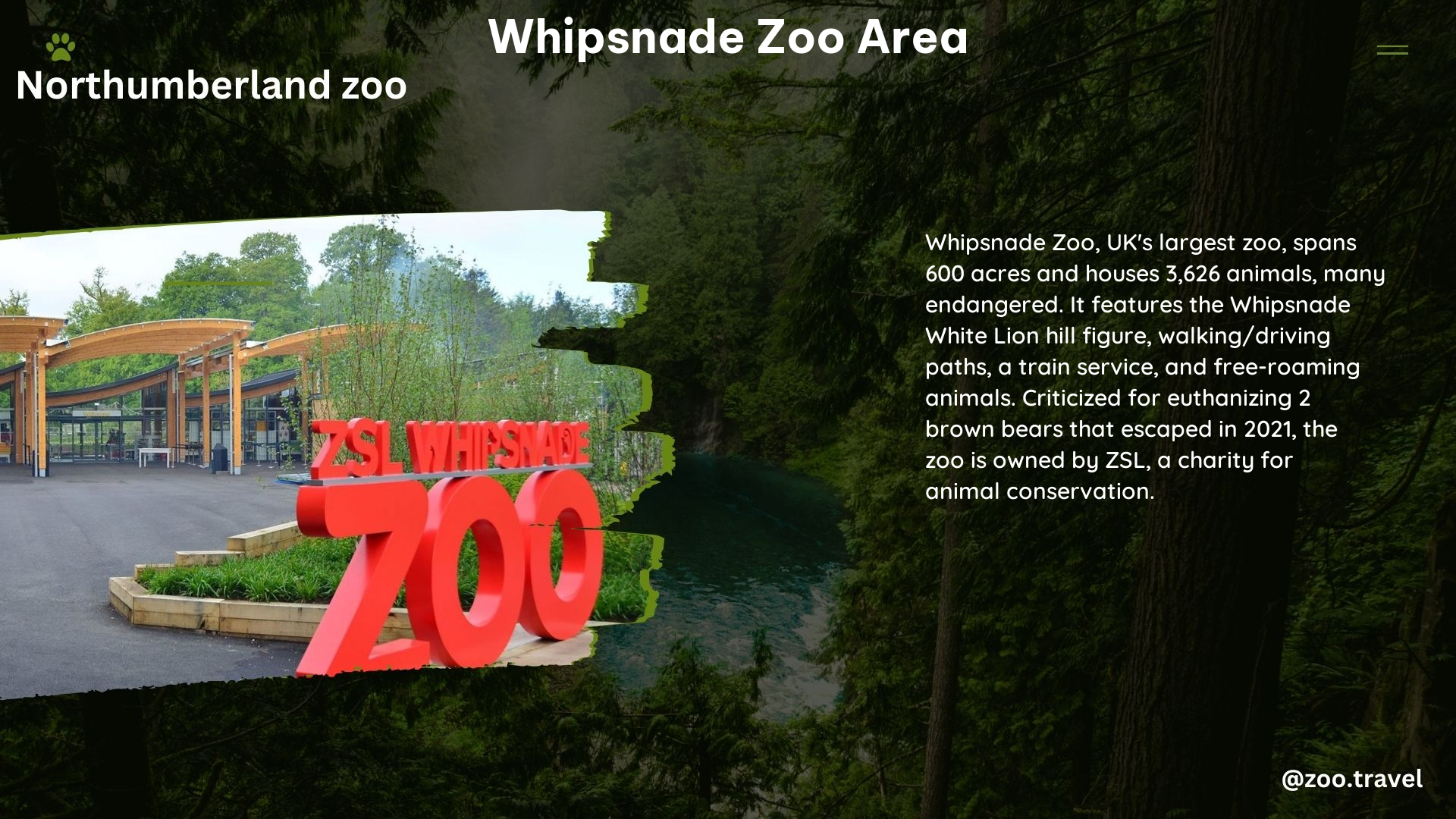 whipsnade zoo area