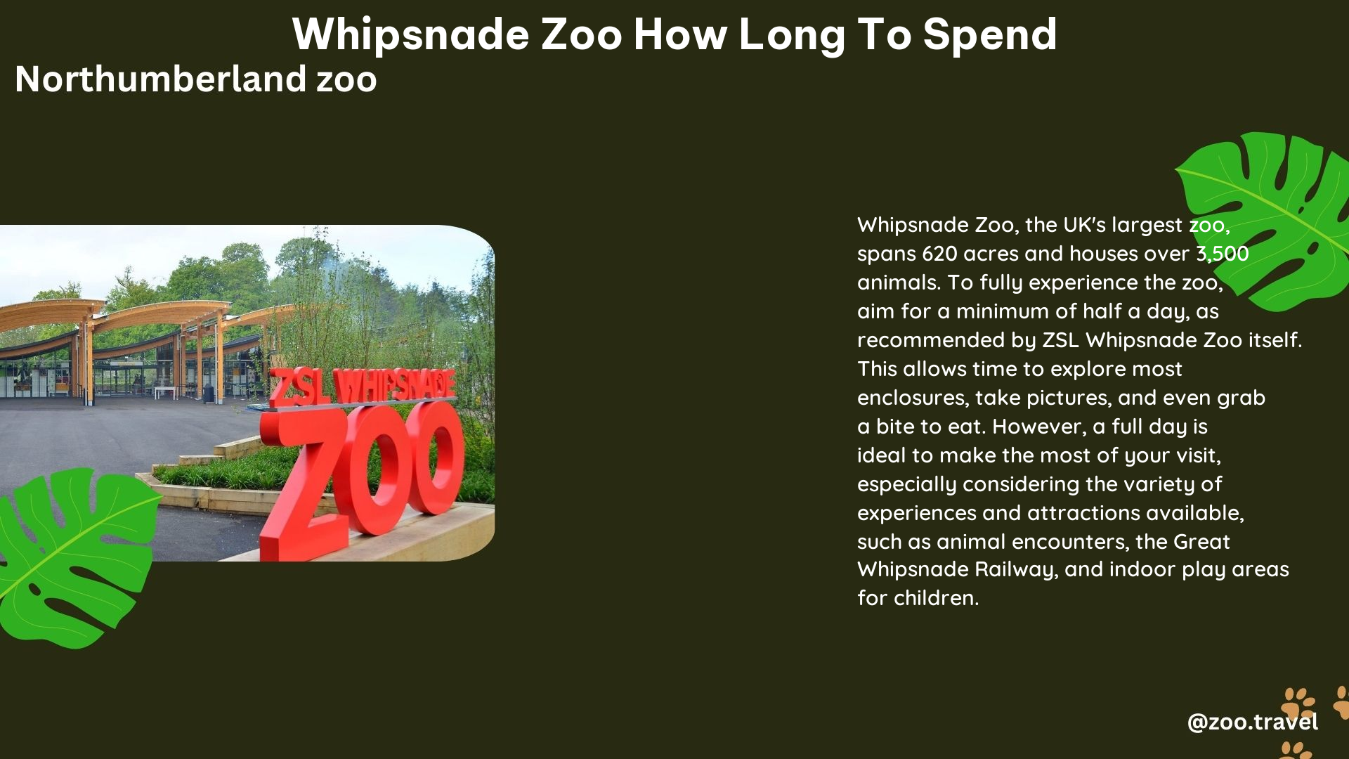 whipsnade zoo how long to spend