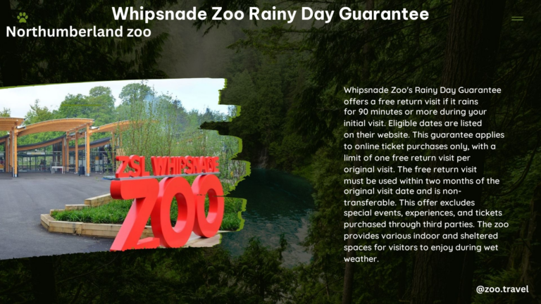 whipsnade zoo rainy day guarantee