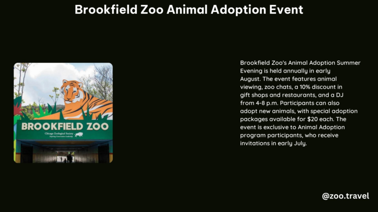 Brookfield Zoo Animal Adoption Event